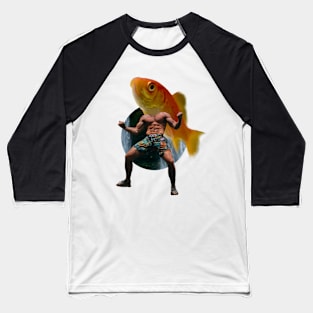 Colorful Intense Mermaid Baseball T-Shirt